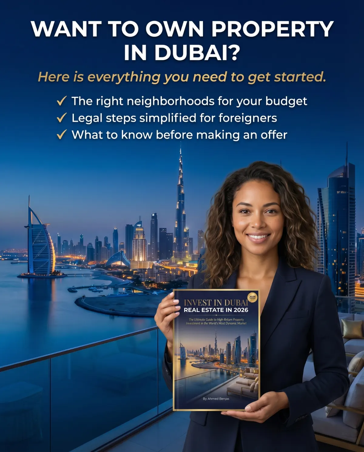 Investor reviewing Dubai real estate insights
